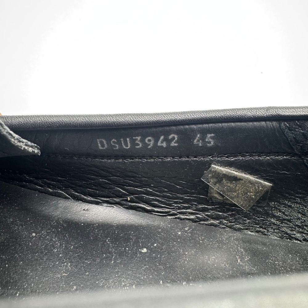 Versace Medusa Head Black Leather Python Embossed… - image 6